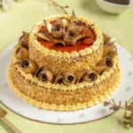 Butterscotch Two -Tier Cake