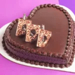 Chocolate Heart Cake (Large)