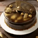 Golden Choco Delight Cake